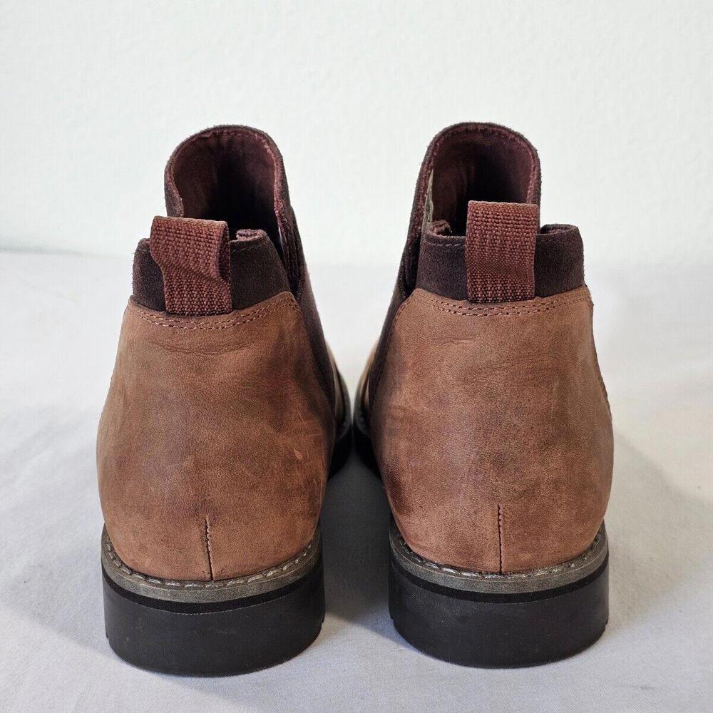 Chaco Womens Cataluna Explorer Chelsea Mahogany Leather Boot Size US 7 EU 38 - Picture 7 of 11